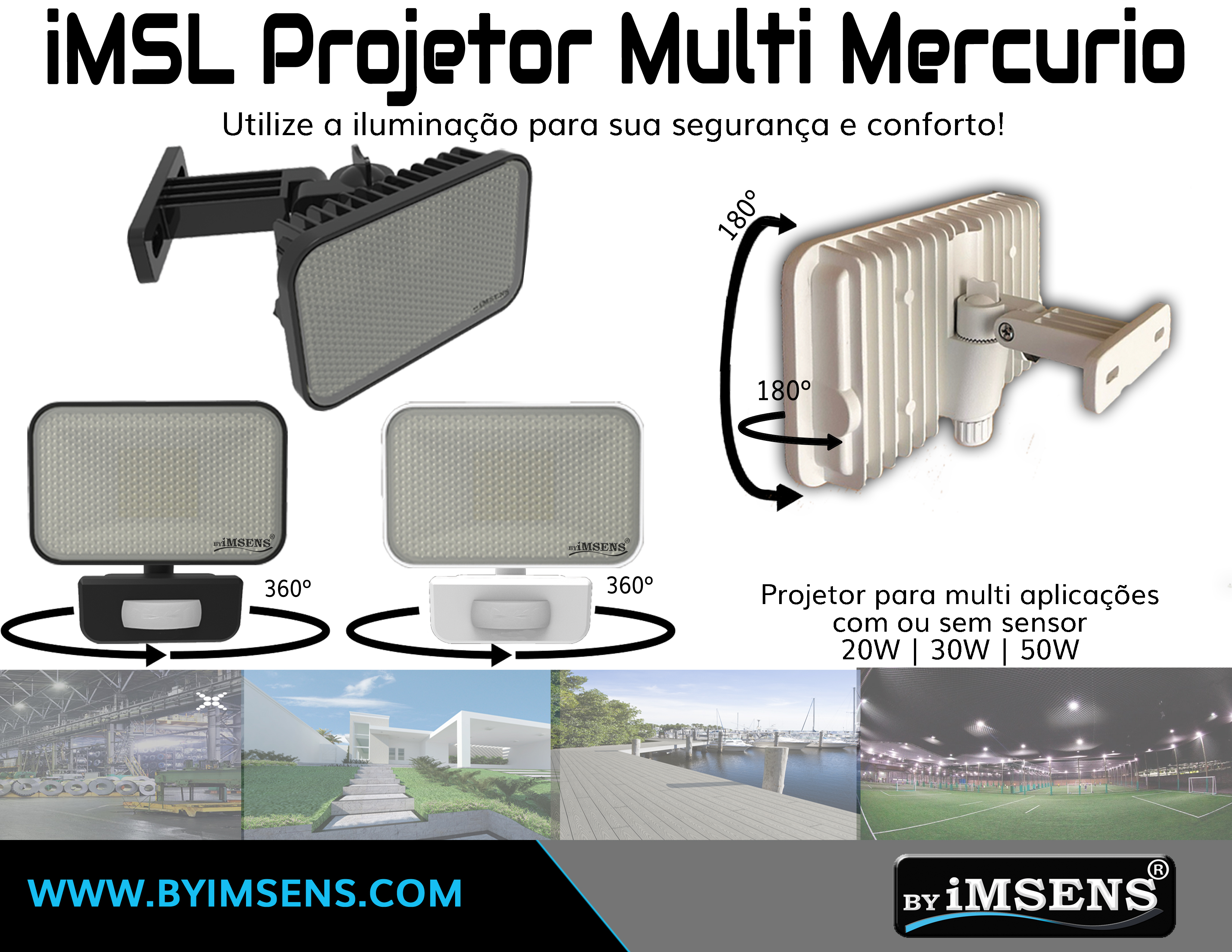 Novidade: Já disponível o Projetor com e sem sensor da BYiMSENS