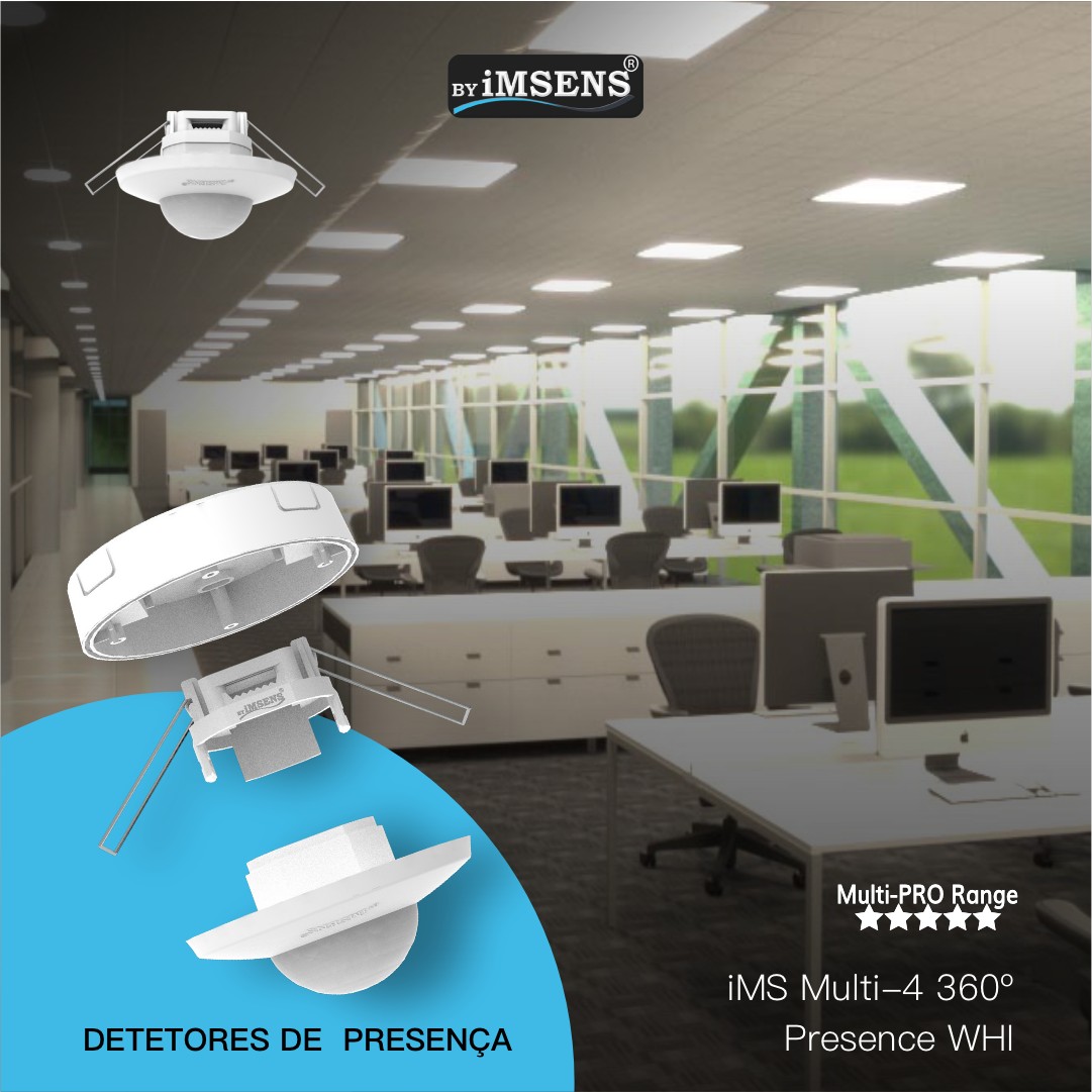 Conheça o iMS Multi-4 360º Presence WHI – 072488 iC da BYiMSEN…