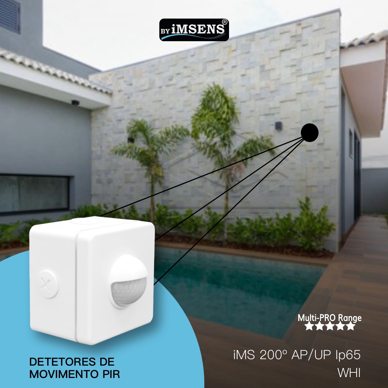 Conheça o iMS 200º AP/UP IP65 WHI - 072655 C!
